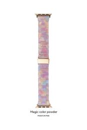Three Bead Resin New Color Strap (Option: Fantasy Pink-42or44or45or49mm)