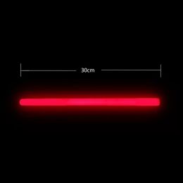 Outdoor Lighting Props For The Aid Concert, Large Fluorescent Sticks (Option: 30cm red 6pieces)