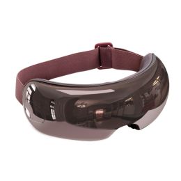 Multifunctional Eye Airbag Massage Hot Compress Eye Mask Bluetooth Intelligent Voice Home Visual Eye Protector (Option: Dark brown-Chinese)