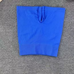 Women's Fashion Slim Fit High Waist Hip Lift Stretch Tight Yoga Shorts (Option: L-Blue)