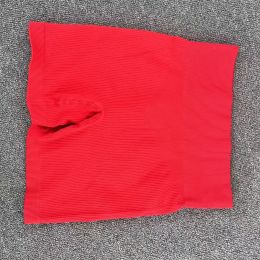 Women's Fashion Slim Fit High Waist Hip Lift Stretch Tight Yoga Shorts (Option: L-Red)