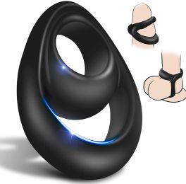 Silicone Male Foreskin Corrector Resistance Ring Delay Ejaculation Penis Rings Sex Toys for Men Daily/Night Cock Ring (Style: 1)