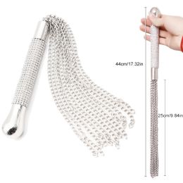 Bdsm Metal Chains Whip Flogger Ass Spanking Bondage Slave Adult Games For Couples Fetish Sex Toys For Women And Men adult toys (Color: 1)