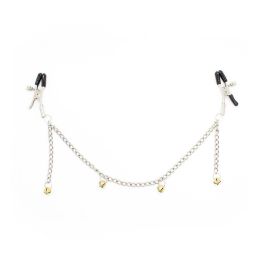 Metal Nipple Clamp with Metal Chain for Women Fetish to Breast Labia Clip Stimulation Massager Bdsm Bondage Sex Products (Color: 10)
