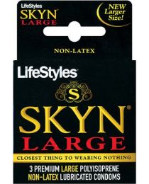 Lifestyles skyn large non-latex - box of 3 (SKU: TCN-7627-10EA)