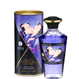 Shunga Warming Massage Oil Exotic Fruits 3.5 fluid ounces (SKU: SH2202)