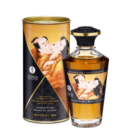 Shunga Warming Massage Oil Caramel 3.5 fluid ounces (SKU: SH2215)
