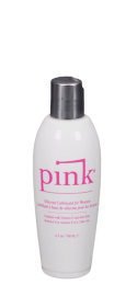 Pink Silicone Lube Flip Top Bottle 4.7 fluid ounces (SKU: EPXP47)