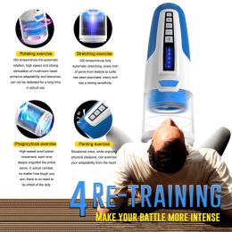 Multi vibration modes; Sucking Enhanced  Masturbation Aircraft cup Machine for Men Sexual Function Suction Stroker Male Handsfree Masterbrators (Color: purple)