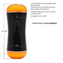 Electric Male Masturbator Cup Blowjobsex - Machine Mens Self Sucking Toys in for Man HandsFree Toys with Auto Suck Masturbator Toy for Male  Underwear (Color: Black)