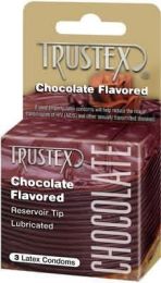 Trustex Chocolate Flavored Condom 3 pack (SKU: T4020)