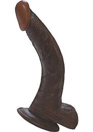 Afro American Whoppers 8in Curved Dong With Balls (SKU: NW22322)