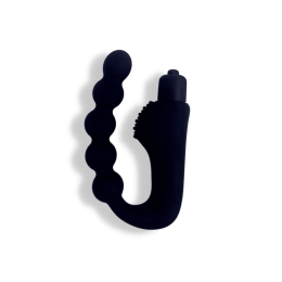 Eros â€“ Black Anal Bead Vibrator (Color: Black)