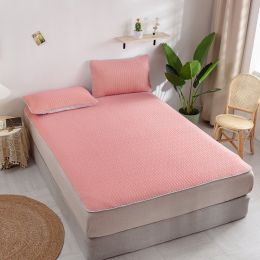 Summer Thai Latex Mat Set Of Three Pieces (Option: Bean paste-120x200cm)