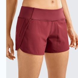 Women's Fashion Wardrobe Malfunction Avoiding Running Training Workout Pants (Option: Red-L)
