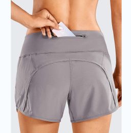 Women's Fashion Wardrobe Malfunction Avoiding Running Training Workout Pants (Option: Gray-L)